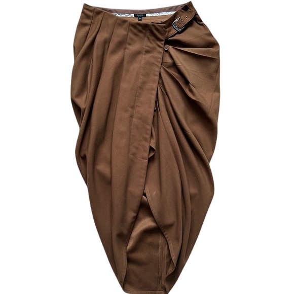 Full Circle Asymmetrical Camel Skirt Small - Picture 12 of 12